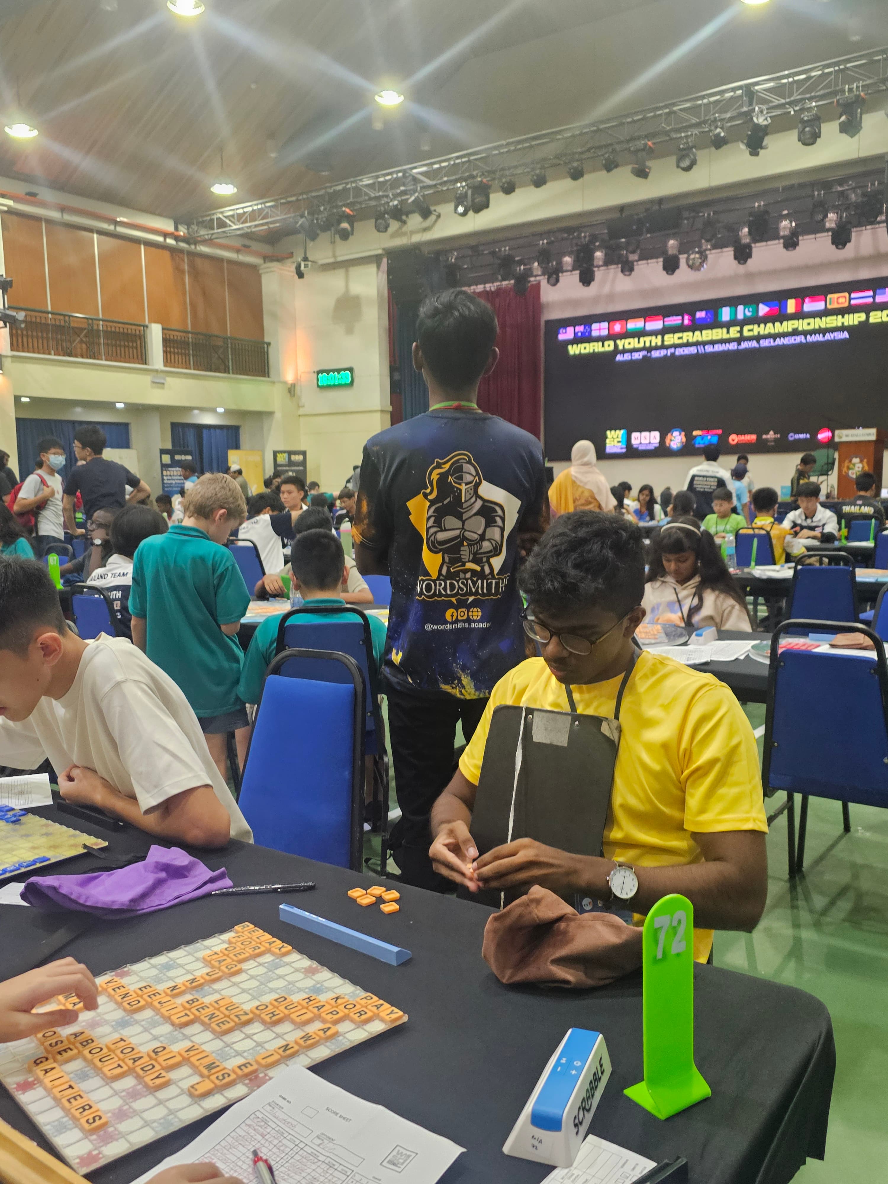 Students celebrating a win